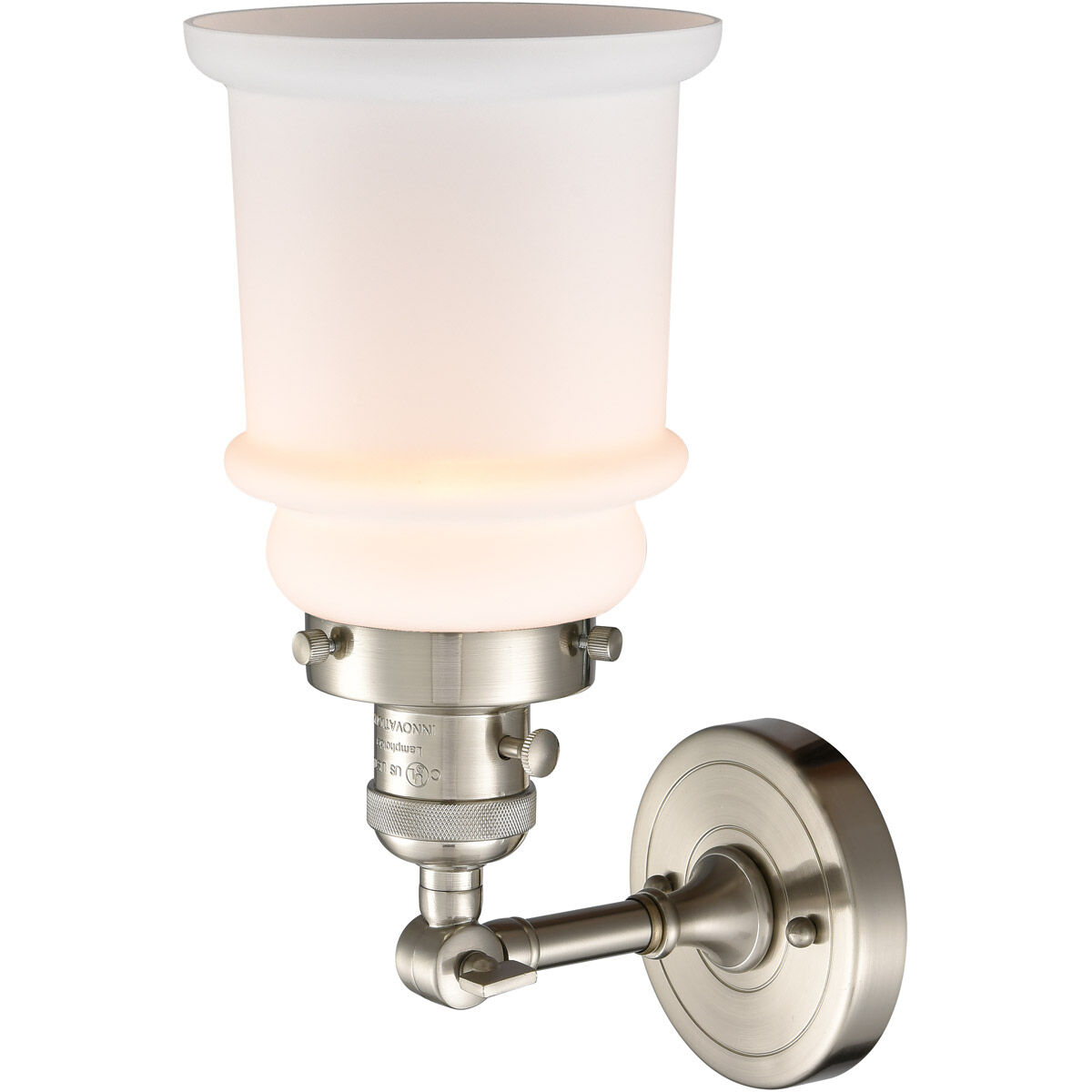 Franklin Restoration Canton LED 7 inch Brushed Satin Nickel Sconce Wall Light, Franklin Restoration