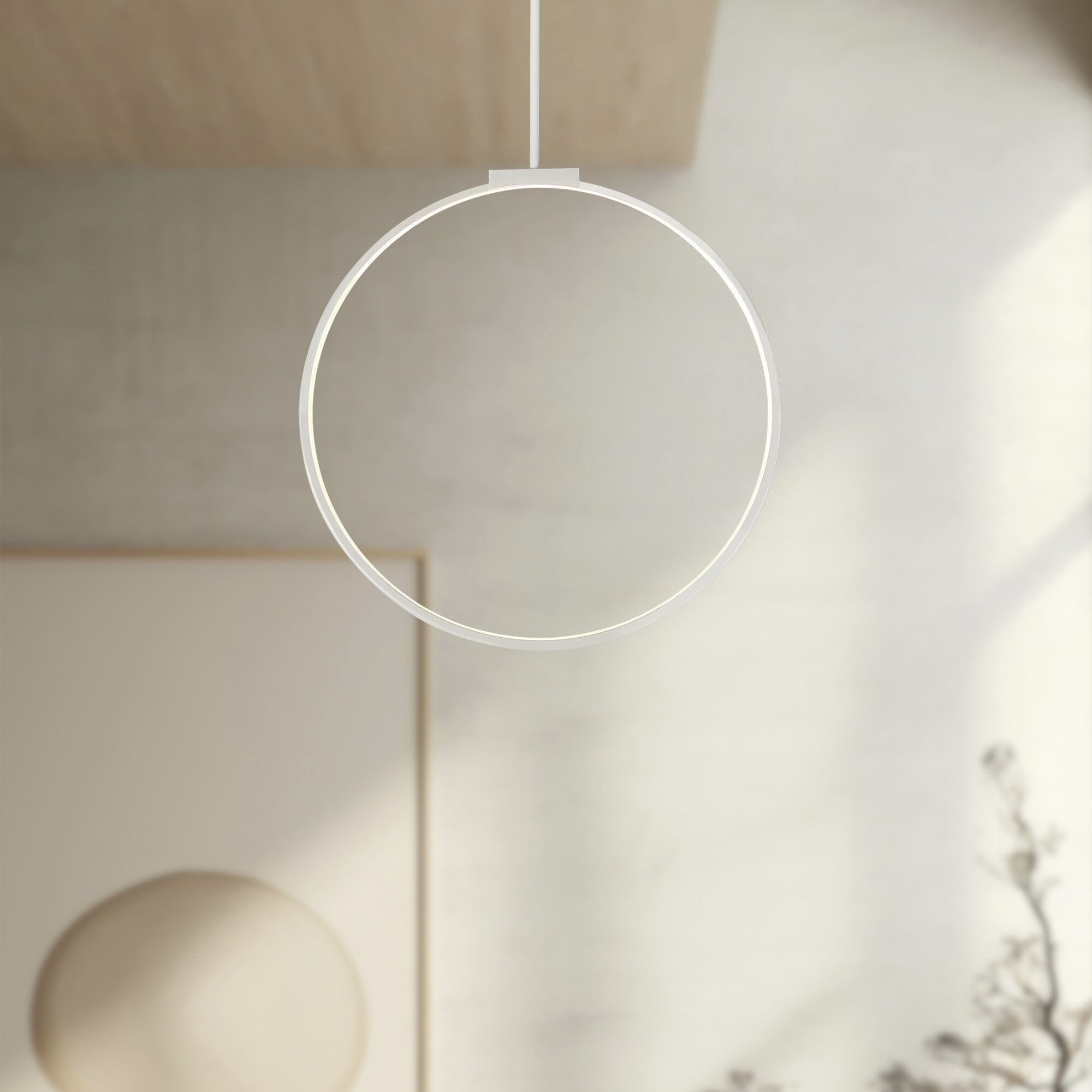 Cirque Pendant Ceiling Light in White