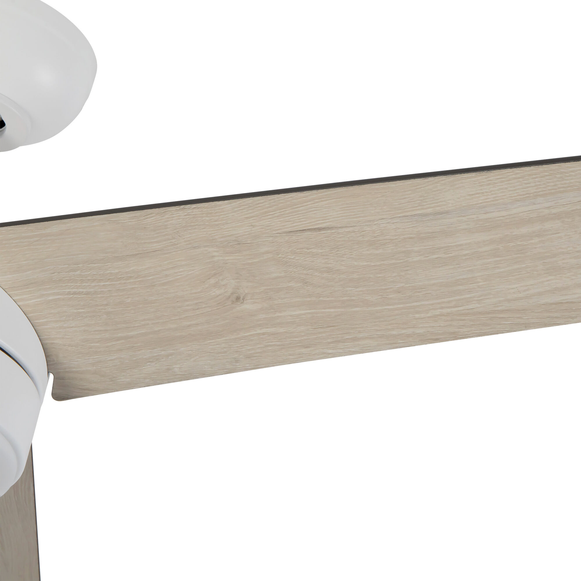 Nash 51.75 inch White Ceiling Fan