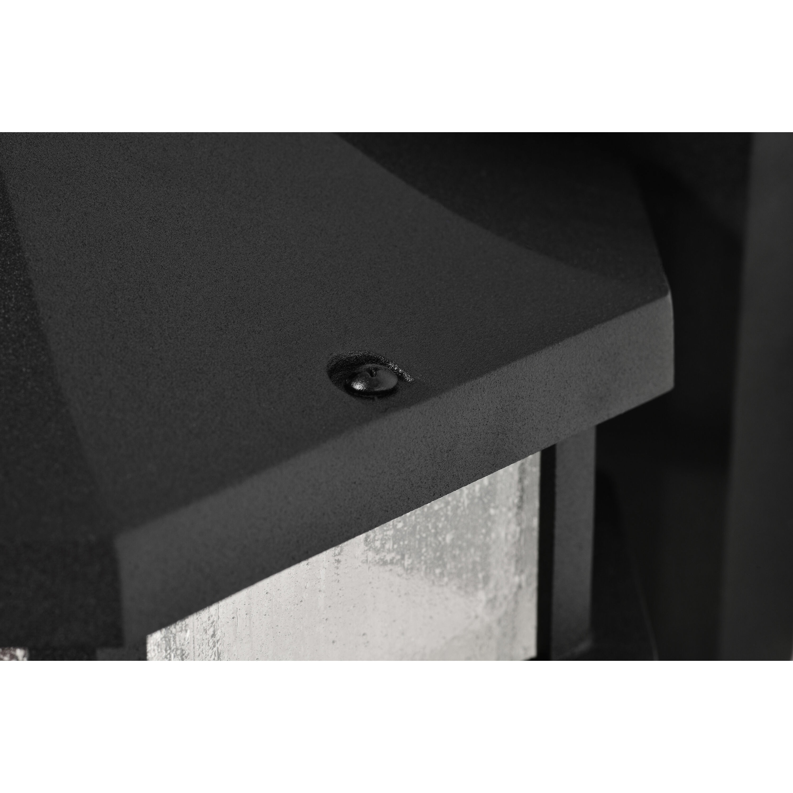 Raiden 14 inch Matte Black Outdoor Wall Lantern, Small