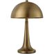 Dame 15.75 inch 40.00 watt Antique Brass Table Lamp Portable Light