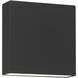 Strand 1 Light 6 inch Black Outdoor Wall Sconce