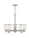 Middlebush 5 Light 25 inch Brushed Nickel Chandelier Ceiling Light