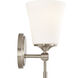 Fusion Collection - Tulsi Family 1 Light 5.25 inch Brushed Nickel Wall Sconce Wall Light, EVOLV