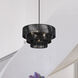 Acordia 6 Light 23 inch Black Pendant Chandelier Ceiling Light