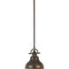 Emery 1 Light 8 inch Palladian Bronze Mini Pendant Ceiling Light