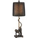Aston 26 inch 100 watt Bronze Table Lamp Portable Light