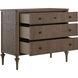 Andrea Satin Oak and Antique Bronze Chest