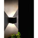 QB 1 Light 5.1 inch Silver LED Wall Sconce Wall Light