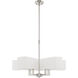 Rubix 5 Light 26 inch Brushed Nickel Chandelier Ceiling Light
