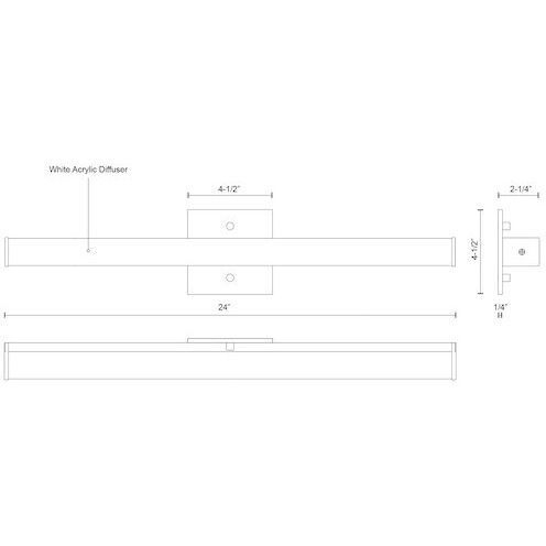 Jane-Slim Bath Vanity Light Wall Light