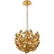 Aster 3 Light 15 inch Gold Pendant Chandelier Ceiling Light