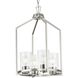 Goodwin 4 Light 14 inch Brushed Nickel Foyer Light Ceiling Light