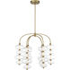 Bollavino LED 34 inch Legacy Brass Chandelier Ceiling Light