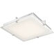 Matrix LED 15.4 inch Chrome Flush Mount Ceiling Light