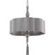 Helena 4 Light 22 inch Plated Smoke Glass with Chrome Finish Pendant Ceiling Light