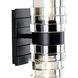 Murano Sconce Wall Light in Matte Black