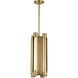 Avroko Capa LED 10 inch Hand Rubbed Antique Brass Pendant Ceiling Light
