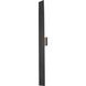 Waylen 2 Light 48 inch Black Outdoor Wall Sconce
