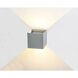 Avenue Outdoor LED 8 inch Silver Outdoor Wall Mount