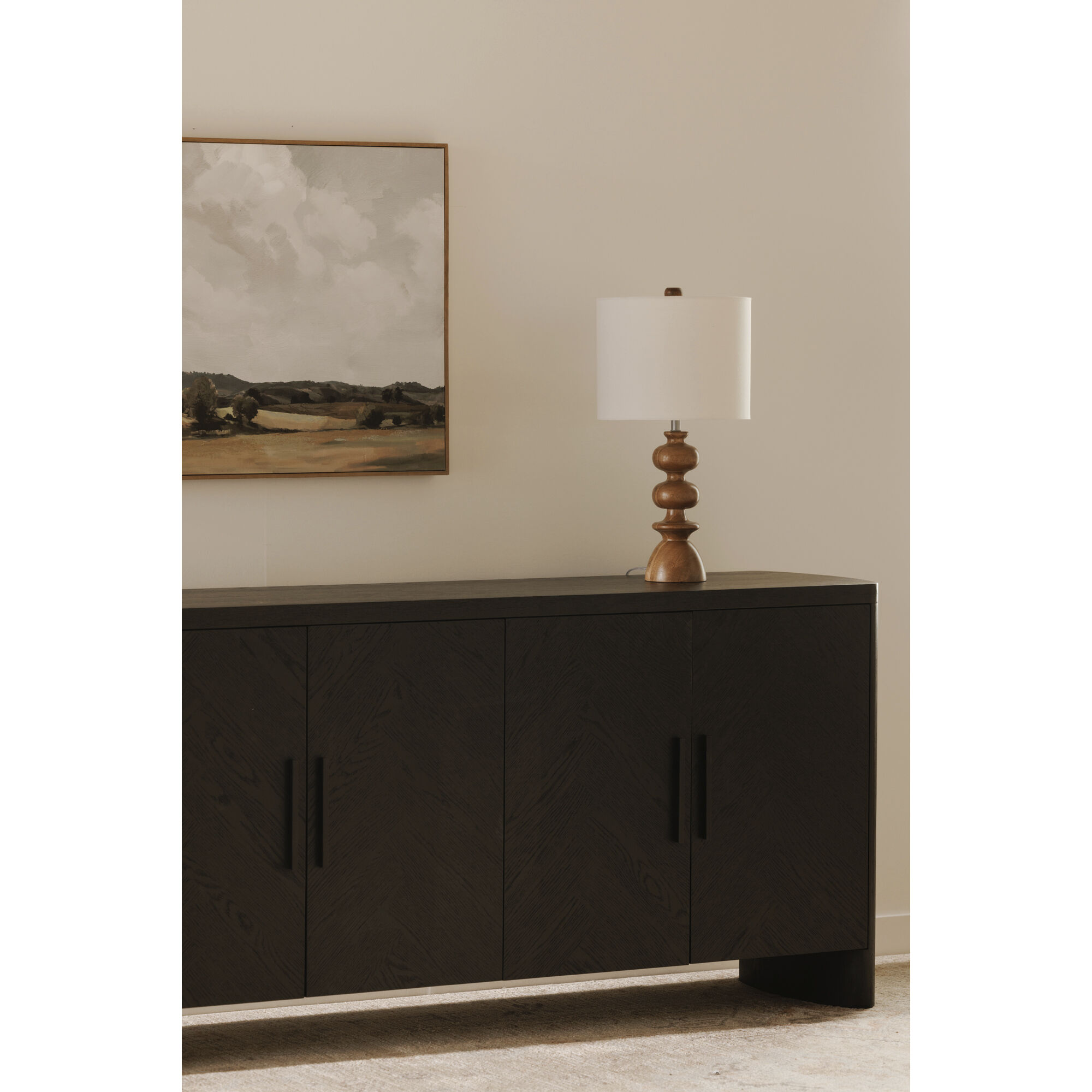 William 70.75 X 17.75 inch Black Sideboard