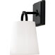 Brody 1 Light 6 inch Matte Black Sconce Wall Light