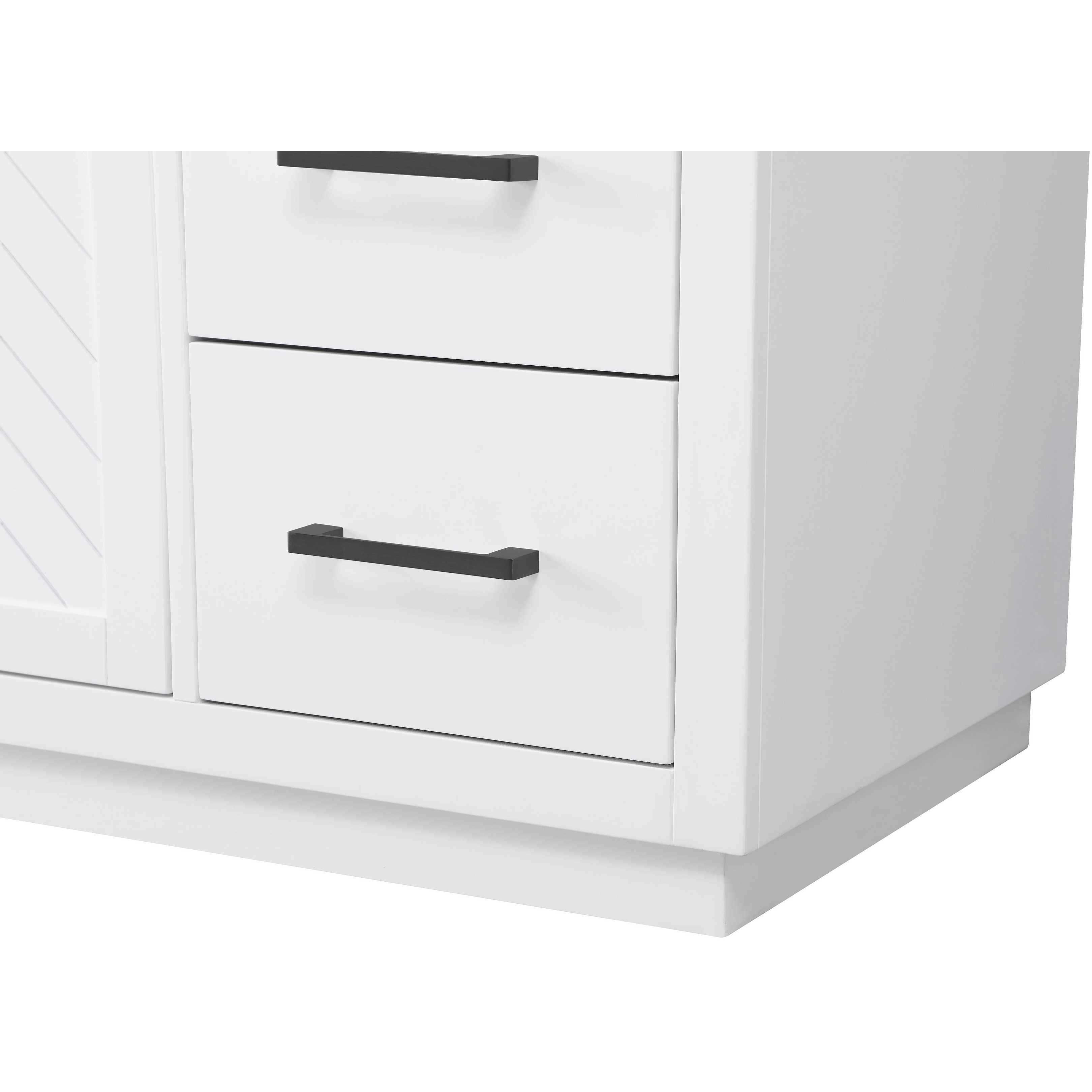 Chase 60 X 34 inch White Bathroom Vanity Cabinet