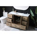 Soma 54 X 19 X 34 inch Natural Oak Vanity Sink Set
