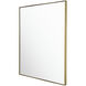 Kye 30 X 30 inch Gold Accent Mirror