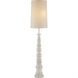 Malayan 80 inch 75 watt Whitewash Floor Lamp Portable Light, Phyllis Morris Collection