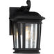 Murphy 1 Light 9.5 inch Matte Black Outdoor Wall Lantern