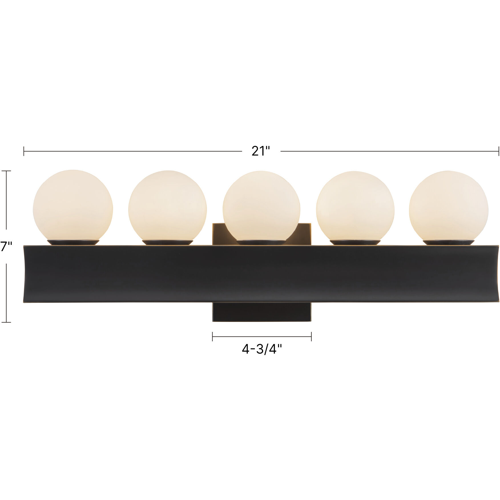 Sinclair 21 inch Vintage Brass Bath Vanity Light Wall Light