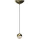 Grapes LED 2.5 inch Brass Pendant Ceiling Light in Small