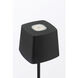 Task Portables 15 inch 3.00 watt Coal Table Lamp Portable Light