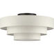 Manorwood 5 Light 28 inch English Bronze Semi Flush Mount Ceiling Light, Extra Large