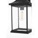 Saul 1 Light 16 inch Black Outdoor Wall Sconce