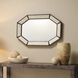 Colony 38 X 26 inch Off White Bone and Dark Brown Wood Mirror
