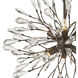 Crislett 6 Light 25 inch Sunglow Bronze Chandelier Ceiling Light