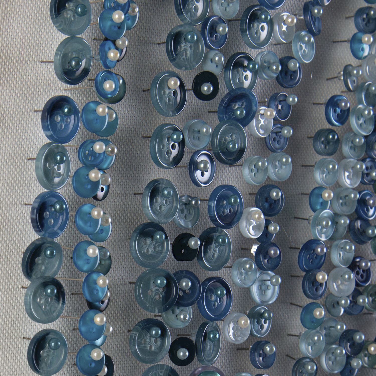 Tony Fey's Layers of Tranquility I 32 X 32 inch Abstract Art 