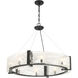 Cloud Break 8 Light 32.5 inch Coal Pendant Ceiling Light