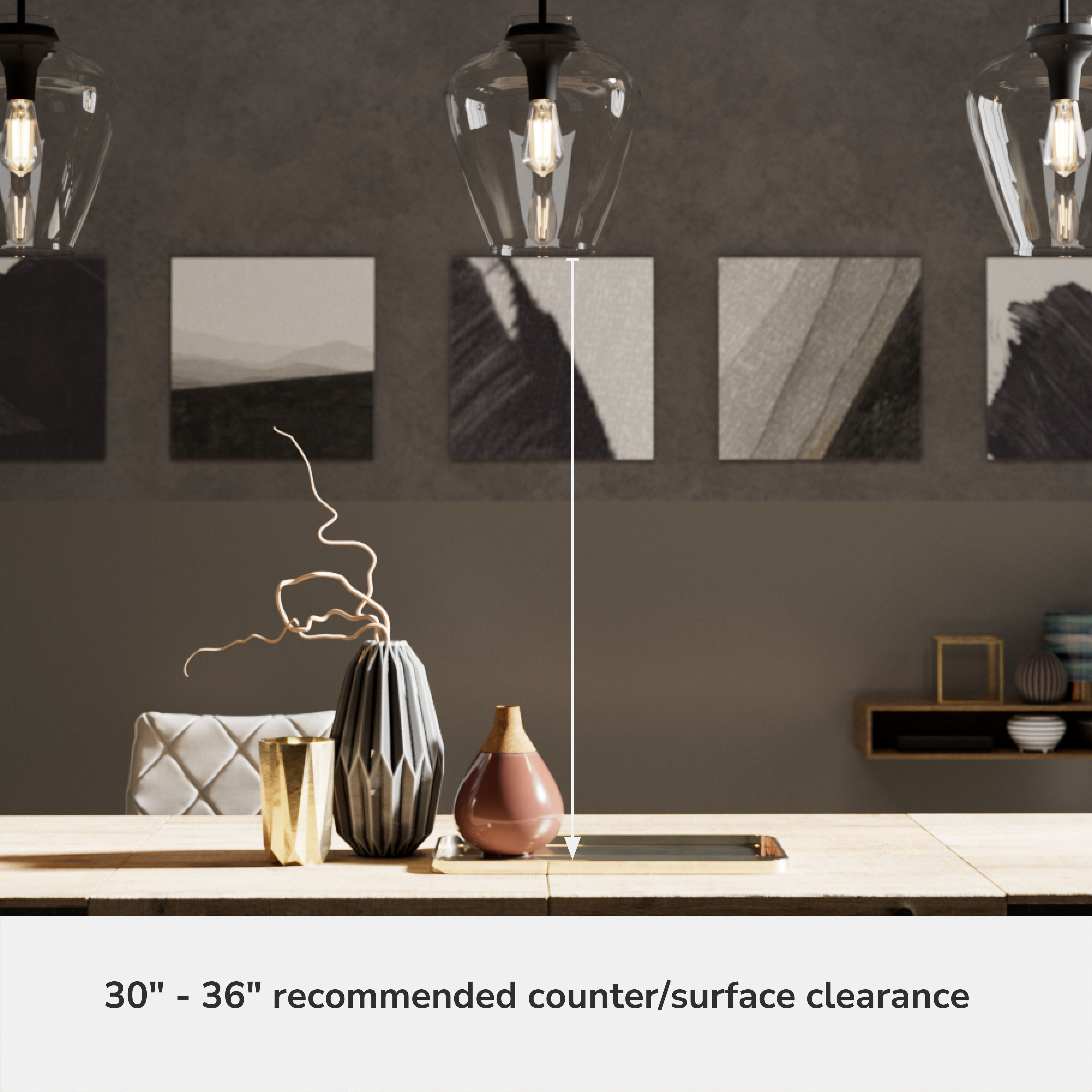 Vidria 1 Light 12 inch Matte Black Pendant Ceiling Light, Medium