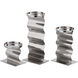 Curve 9.5 X 4.5 inch Candleholder, Set of 3