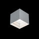 Kube 1 Light 5 inch White Outdoor Flush Mount in 4000K