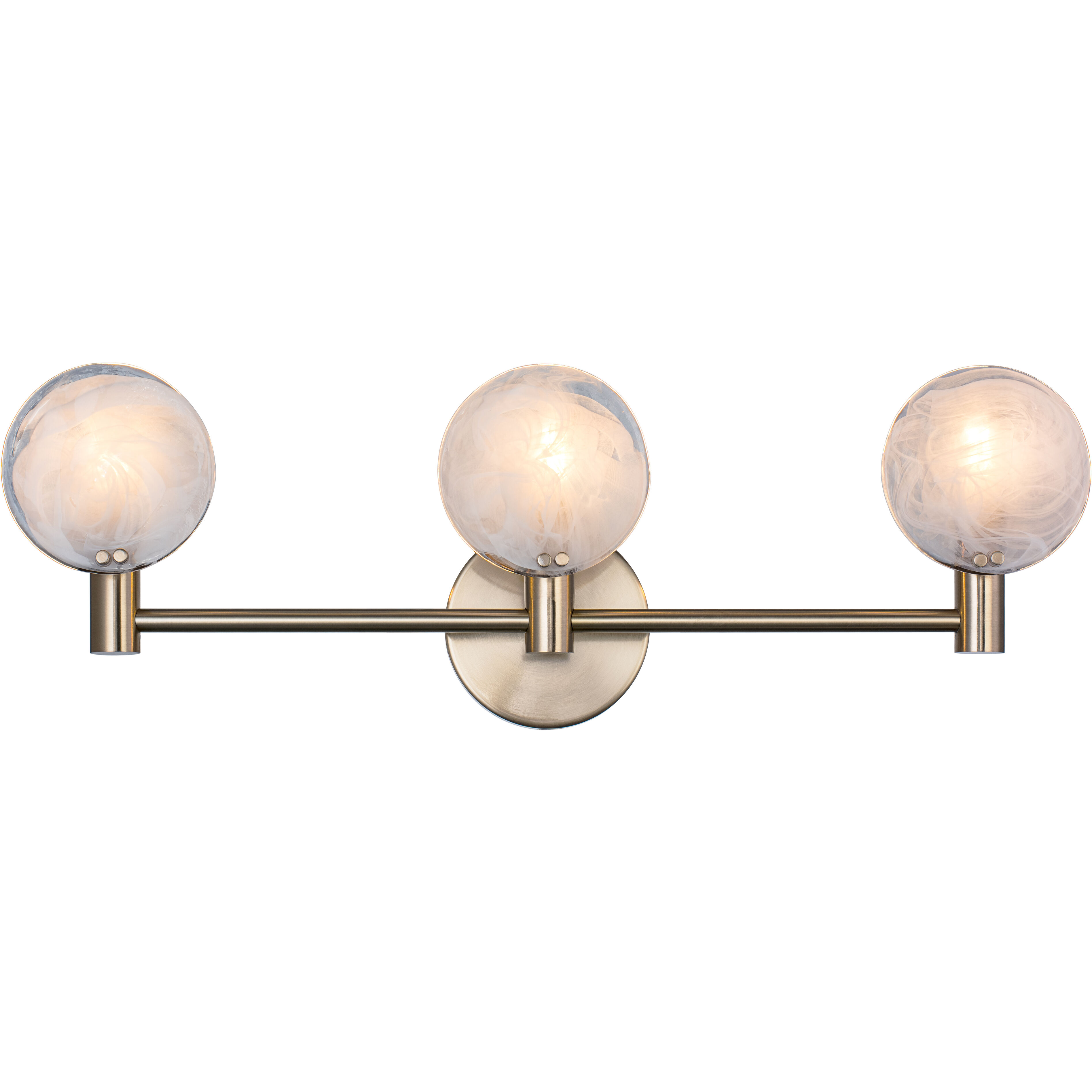 Cloudburst 3 Light 24 inch Champagne Gold Wall Sconce Wall Light