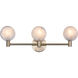 Cloudburst 3 Light 24 inch Champagne Gold Wall Sconce Wall Light