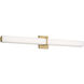 Sean Lavin Milan LED 36.5 inch Natural Brass Bath Vanity Wall Light