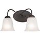Conway 2 Light 15 inch Oil Rubbed Bronze Bath Bar Wall Light