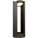 LED Bollard 120V 15 watt Graphite Grey Outdoor Bollard Light