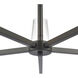 Fitzroy 5 Light 28 inch Matte Black Chandelier Ceiling Light