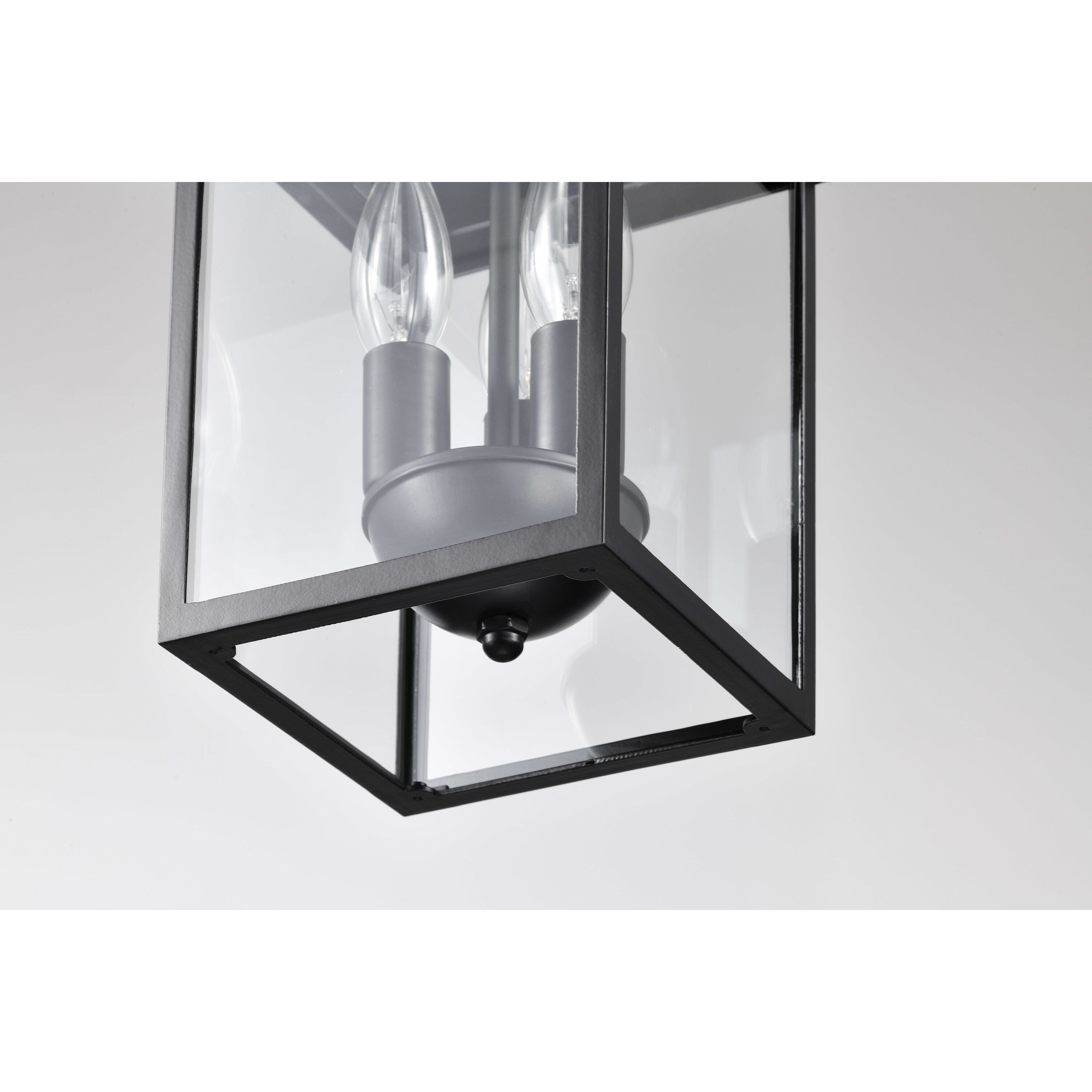Jamesport 8 inch Matte Black Outdoor Hanging Lantern